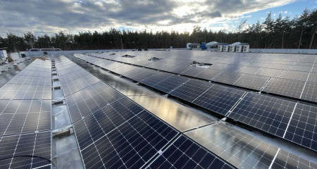 Сонячна електростанція "ФОРА" в м. Гостомель