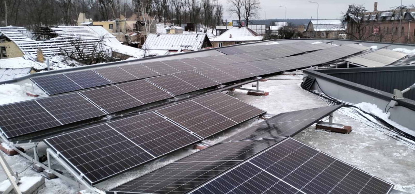 Сонячна електростанція в м. Гостомель, вул. Садова