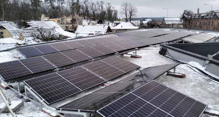 Сонячна електростанція в м. Гостомель, вул. Садова