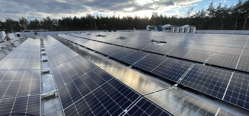 Сонячна електростанція "ФОРА" в м. Гостомель