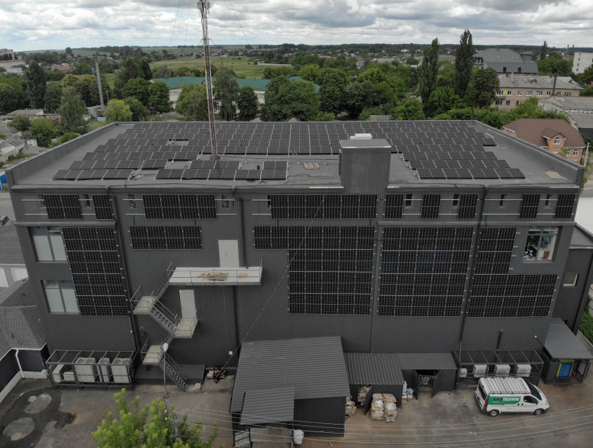 Промислова сонячна електростанція "ФОРА" 97,8 кВт в м. Бородянка